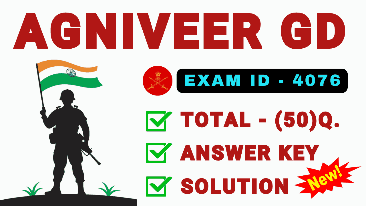 Agniveer GD Exam Set - 3 (BUY PDF)